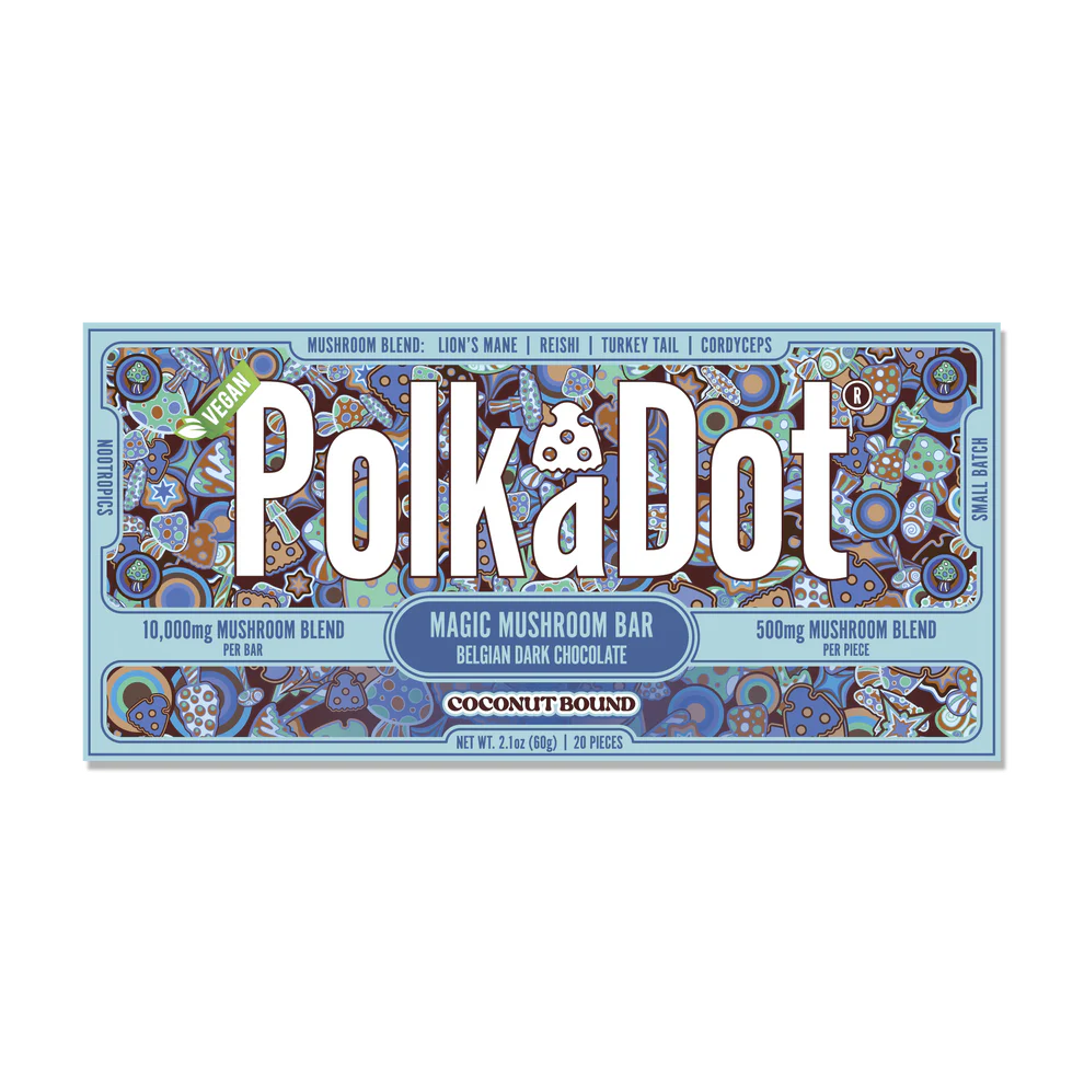 Polkadot Mushroom Chocolate Bar