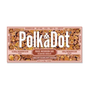 Polkadot Creamy Hazelnut Wafer Chocolate Bar