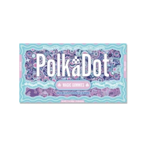 Polkadot Blue Cotton Candy Gummies