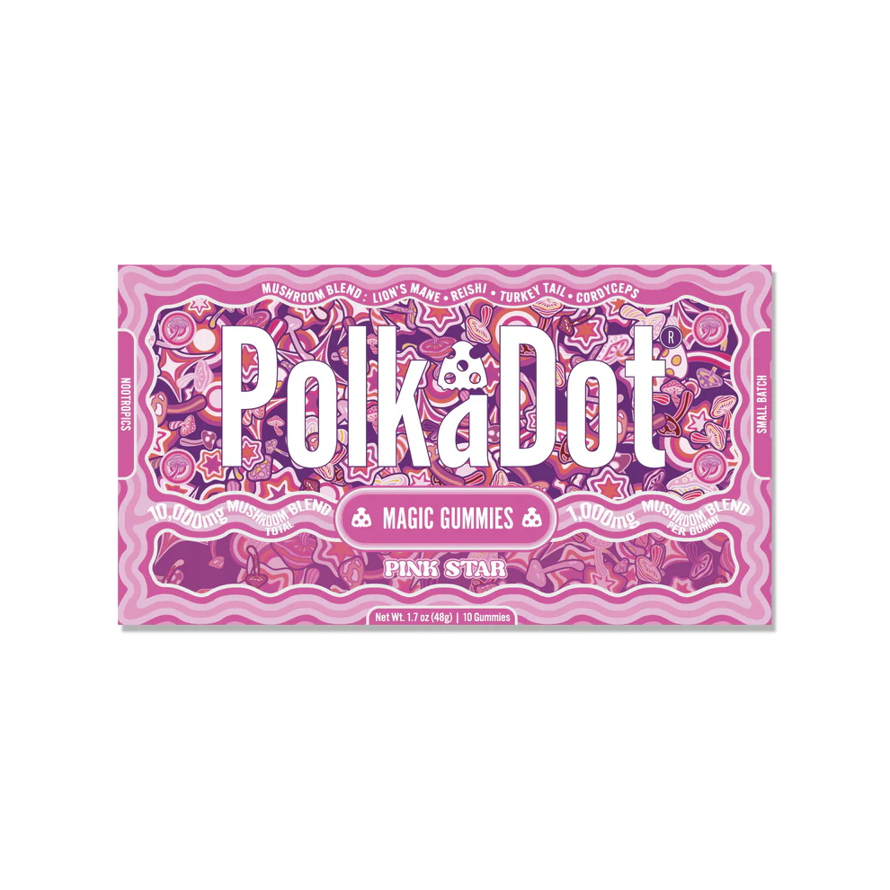 Polkadot Pink Star Gummies