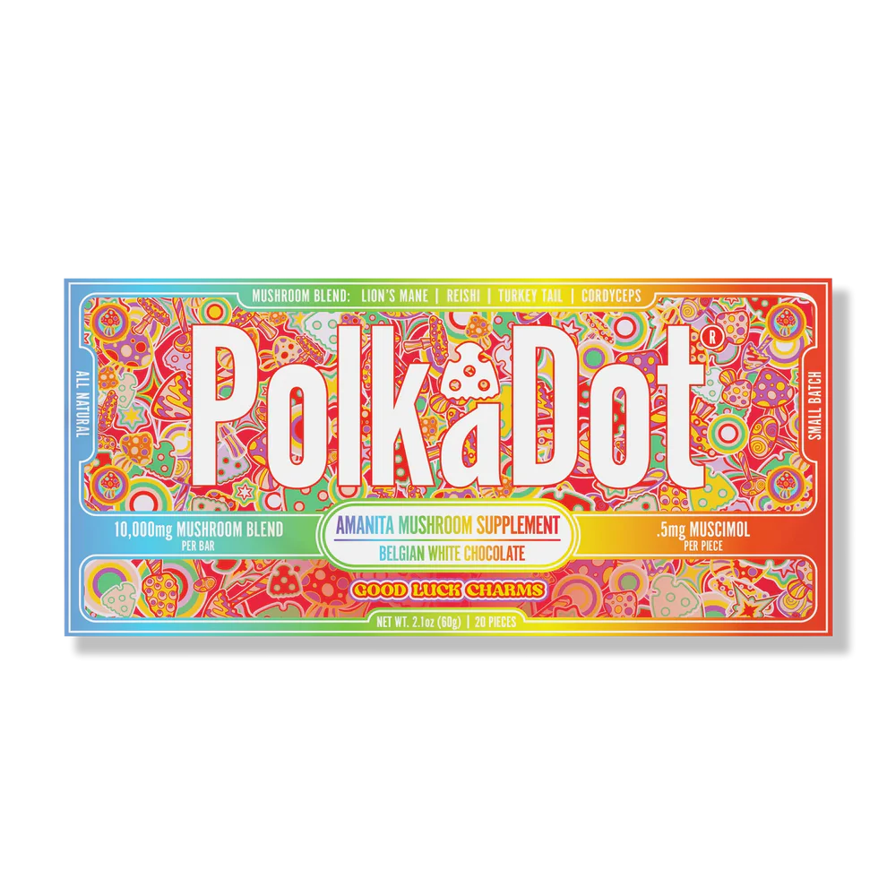 Polkadot Good Luck Charms Chocolate Bar