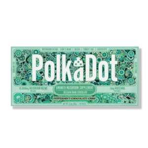 Polkadot Peppermint Chocolate Crisp Chocolate Bar