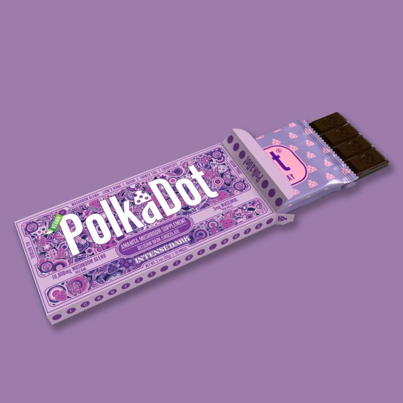 PolkaDot mushroom chocolate bar